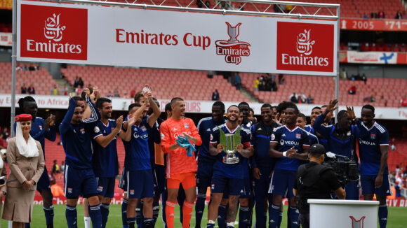 L'OL vainqueur de l'Emirates Cup en 2019