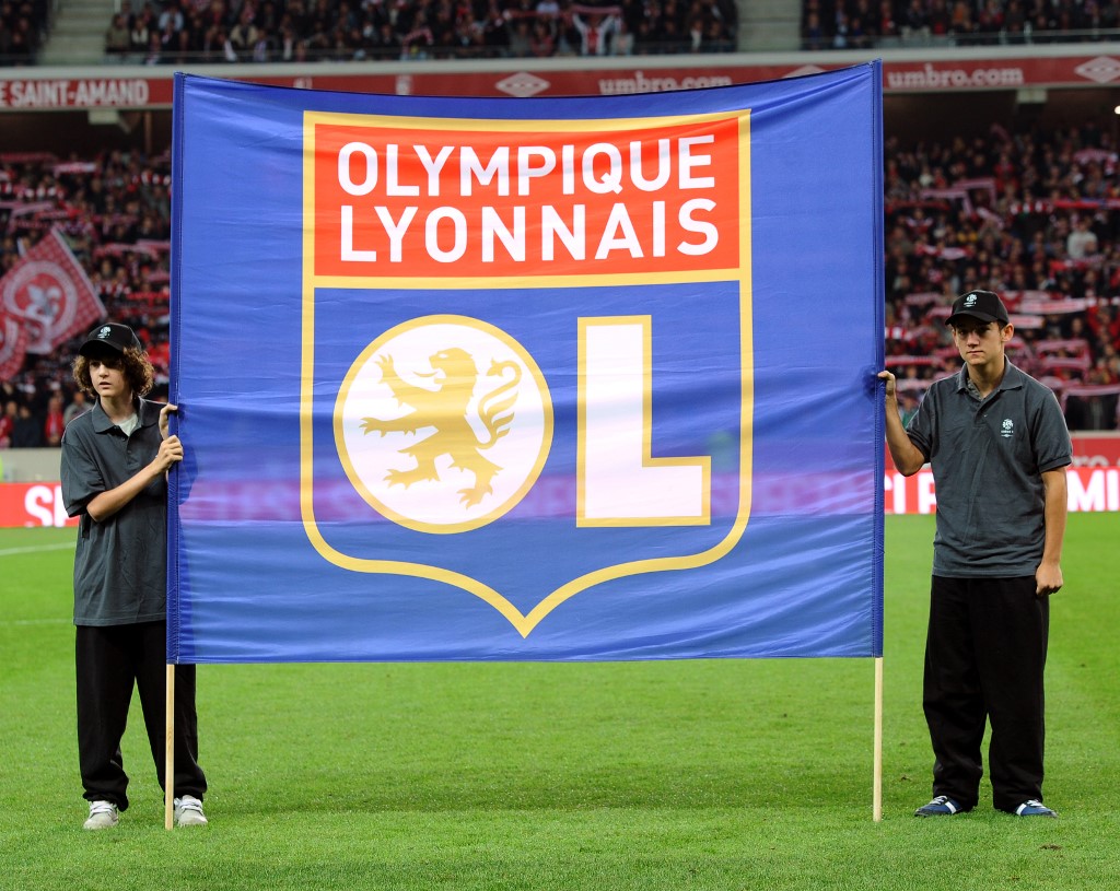 Le logo de l'OL lors d'un avant-match