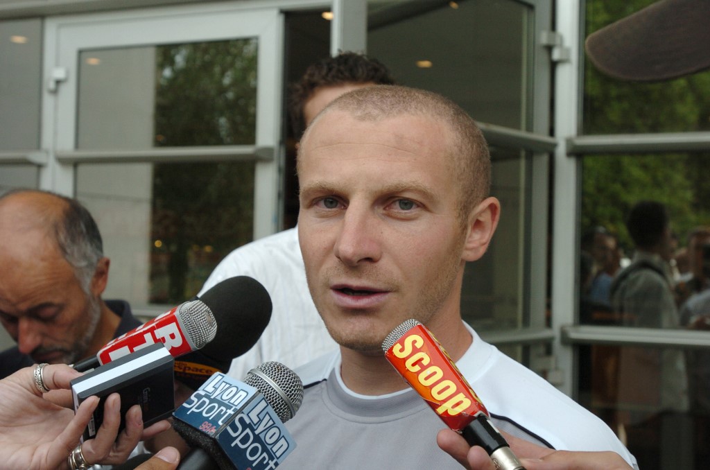 Florent Balmont au moment de son départ de l'OL