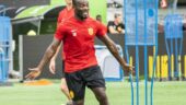 Essien à l'entraînement di FC Nordsjælland