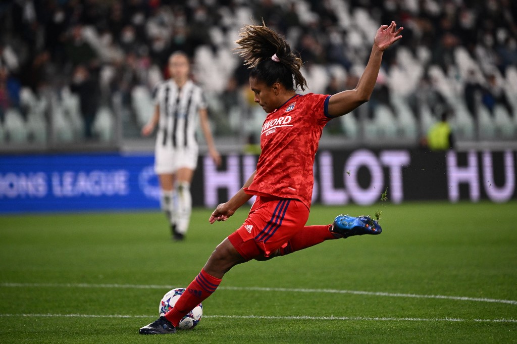 Catarina Macario lors de Juventus - OL