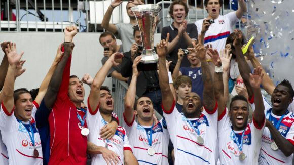 L'OL vainqueur du Trophée des Champions en 2012 à New York