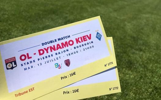 Billet pour un match de l'OL