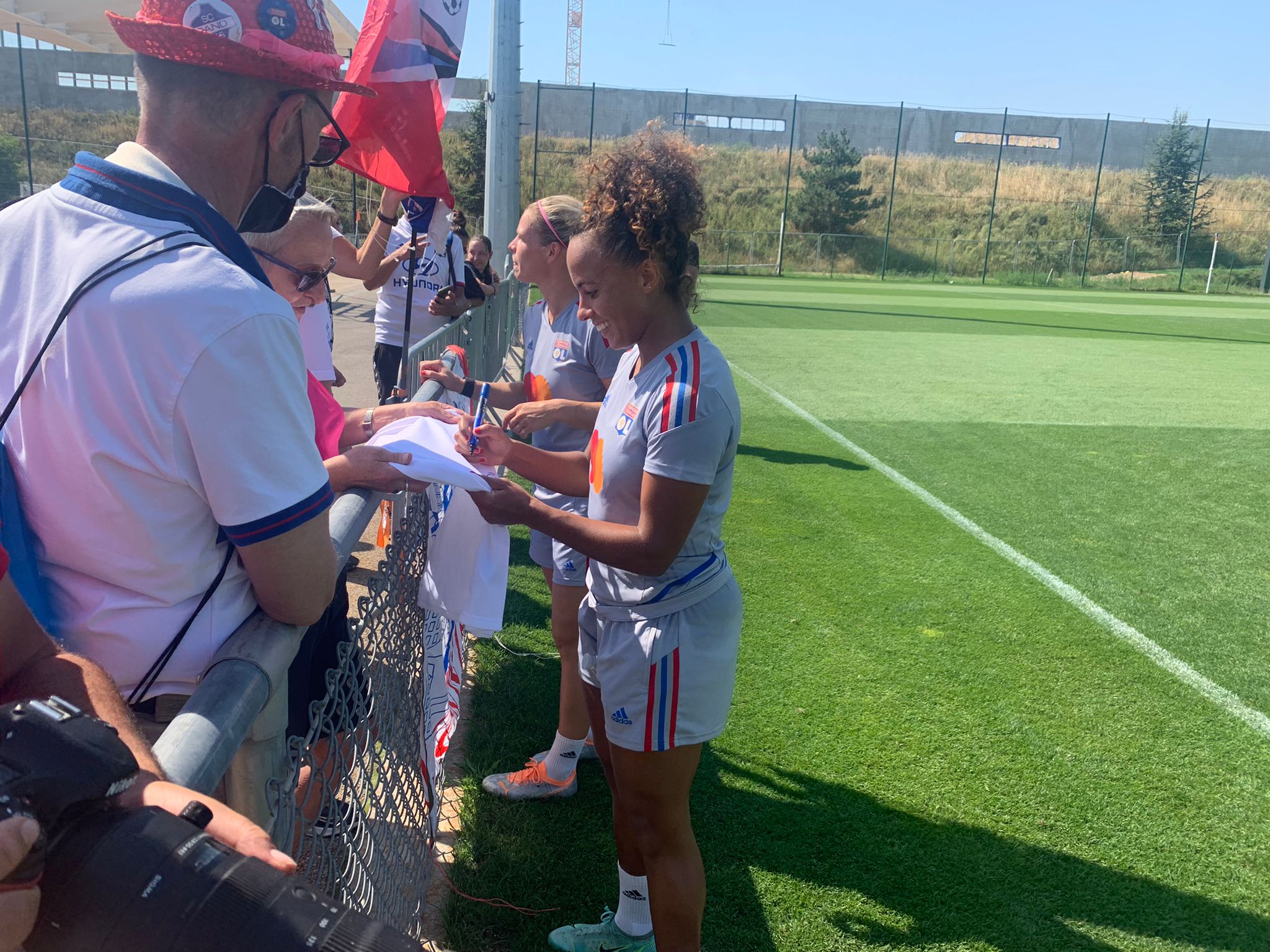 Inès Jaurena, à l'entraînement le 22 juillet 2022