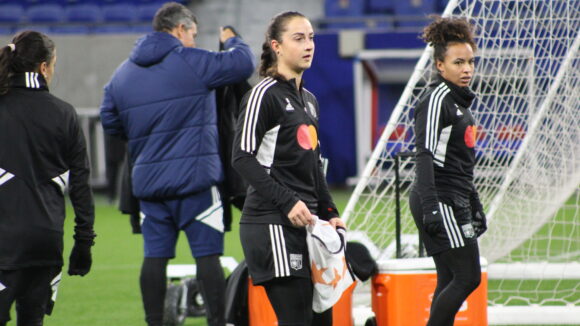 Sara Däbritz à l'entraînement avant OL - Juve