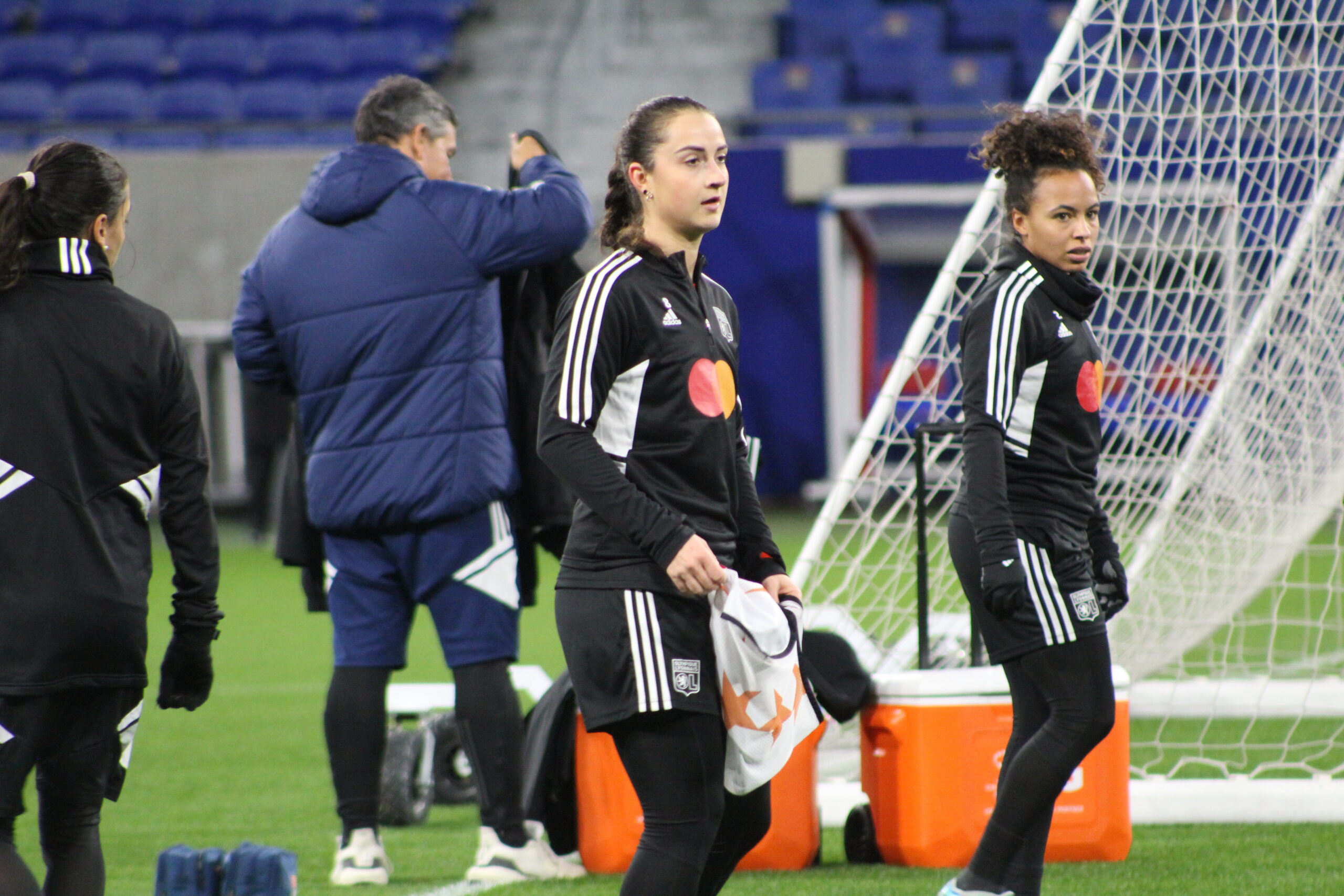 Sara Däbritz à l'entraînement avant OL - Juve