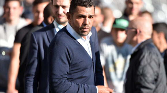 Sonny Anderson avant un match entre Toulouse et l'OL