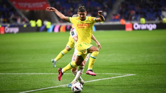 Ludovic Blas lors d'OL - Nantes