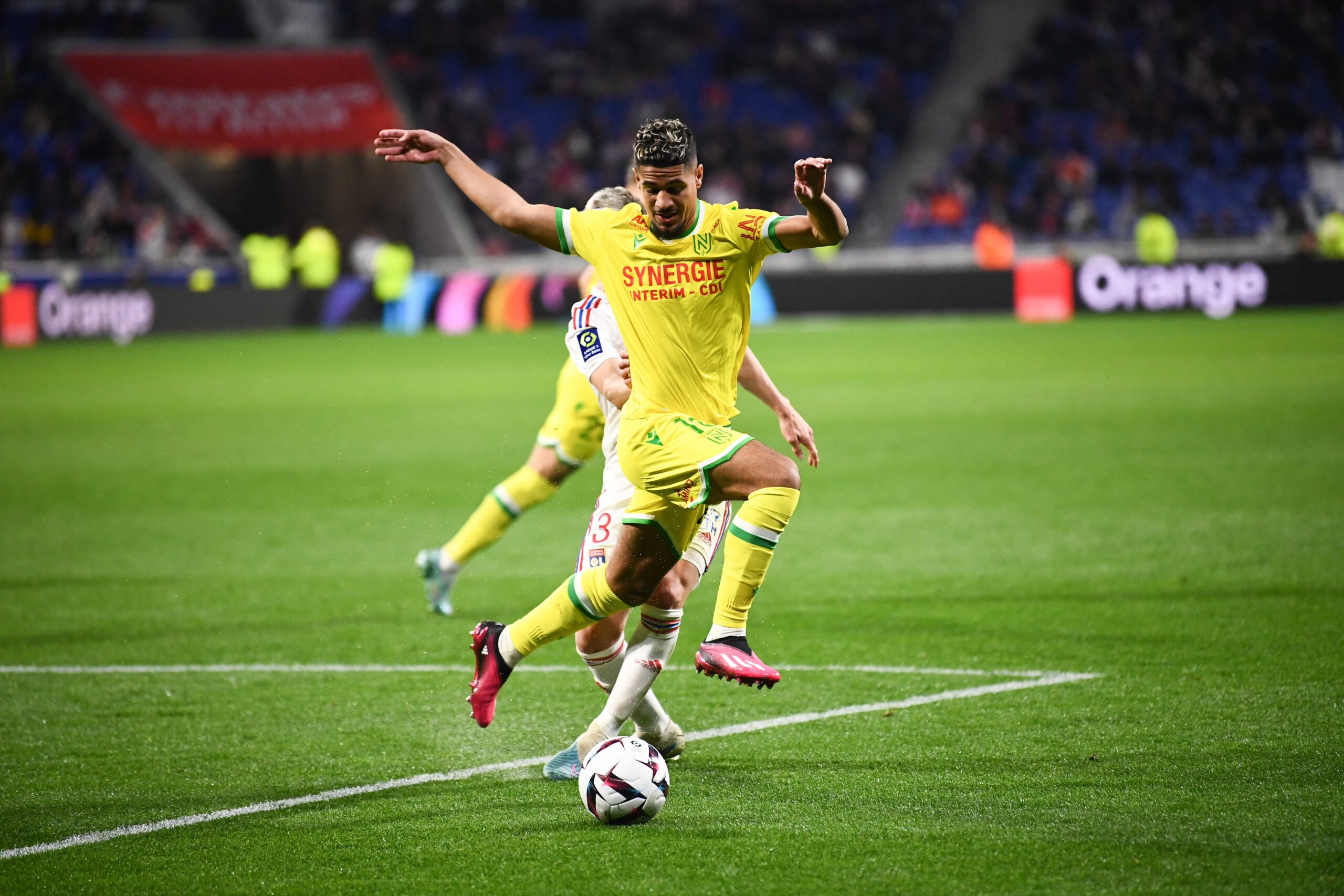 Ludovic Blas lors d'OL - Nantes