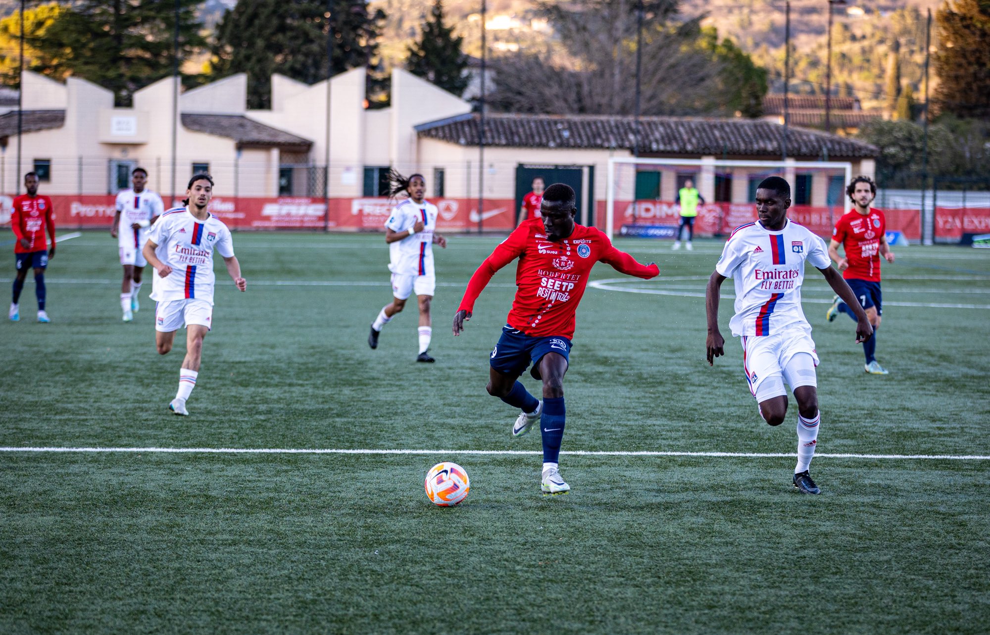 Grasse - réserve de l'OL, match de N2 en mars 2023