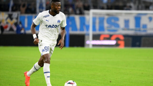 Chancel Mbemba, défenseur de l'OM contre Toulouse