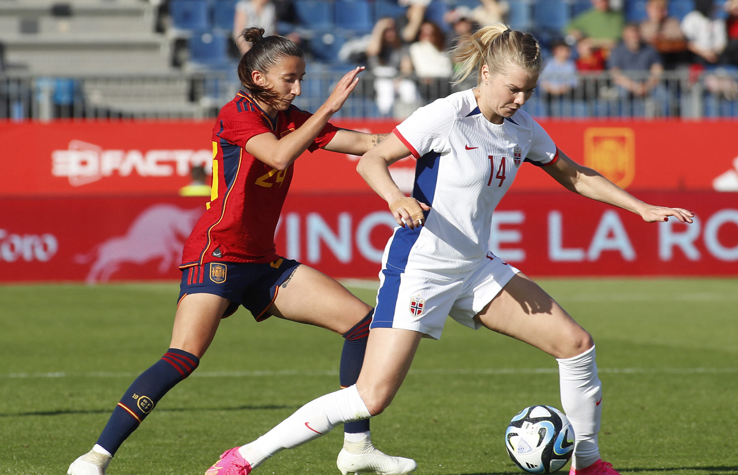 Ada Hegerberg lors de l'amical Espagne - Norvège