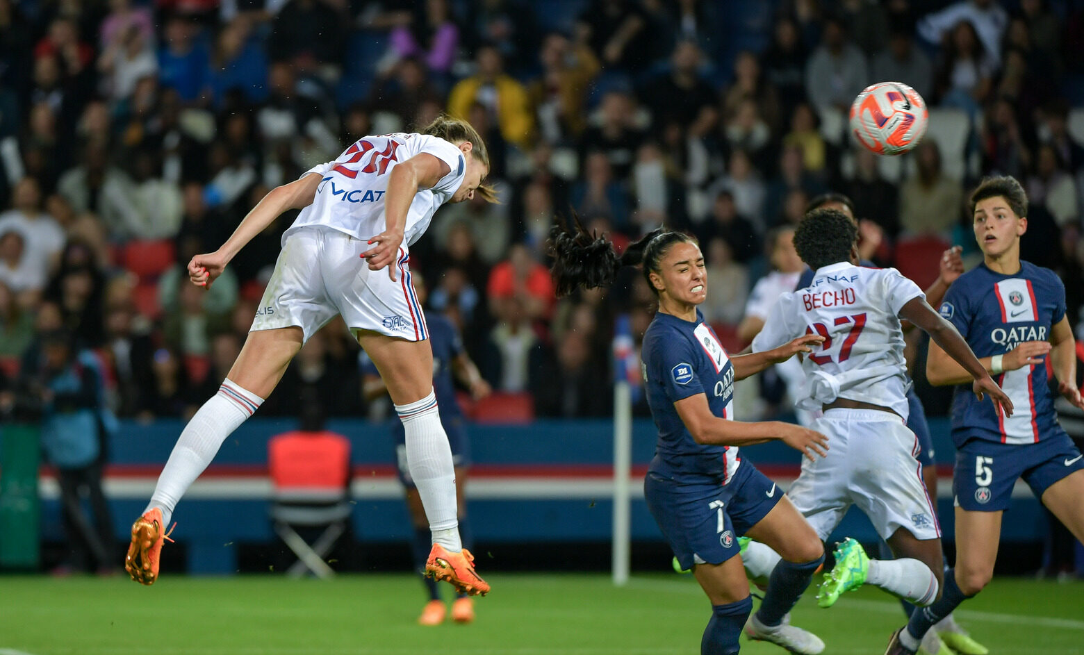 Signe Bruun a marqué le but de la victoire pour l'OL contre le PSG