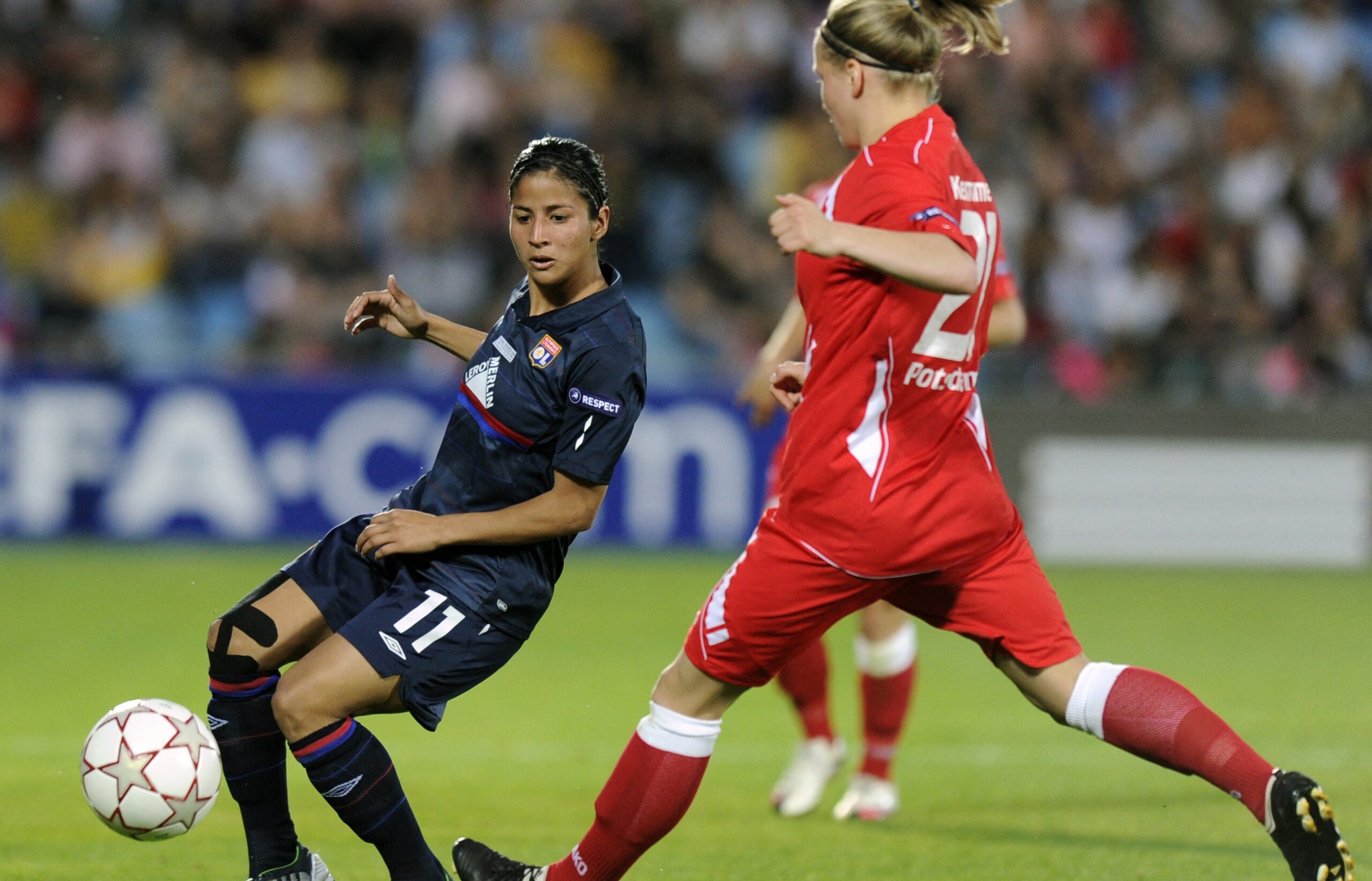 Shirley Cruz, ancienne milieu de l'OL