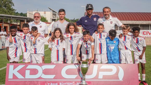 Les U9 de l'OL ont remporté la KDC Cup 2023