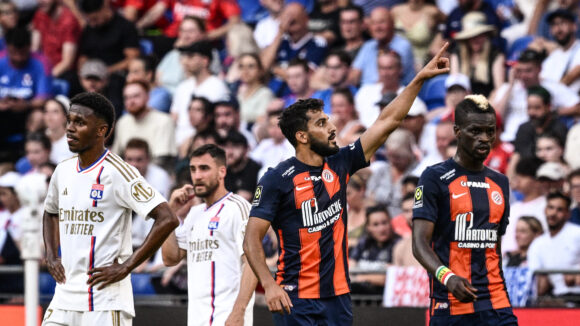 Tamari buteur lors d'OL - Montpellier