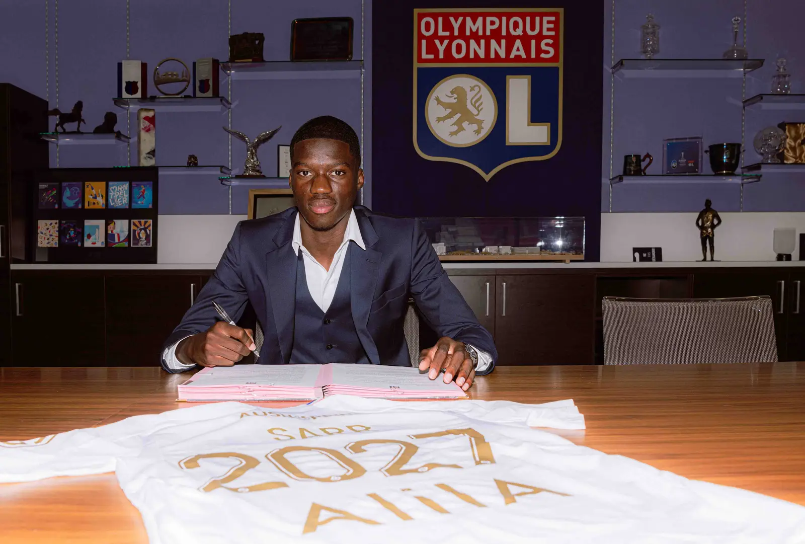 OL Mamadou Sarr prolonge son contrat jusqu'en 2027