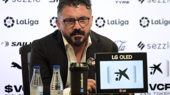 Gennaro Gattuso en conférence de presse à Valence