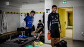 Les joueurs du GOAL FC avant l'entraînement