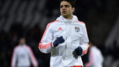 Clément Grenier à l'entraînement de l'OL en 2015