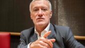 Didier Deschamps, sélectionneur des Bleus, lors de son audition en novembre 2023