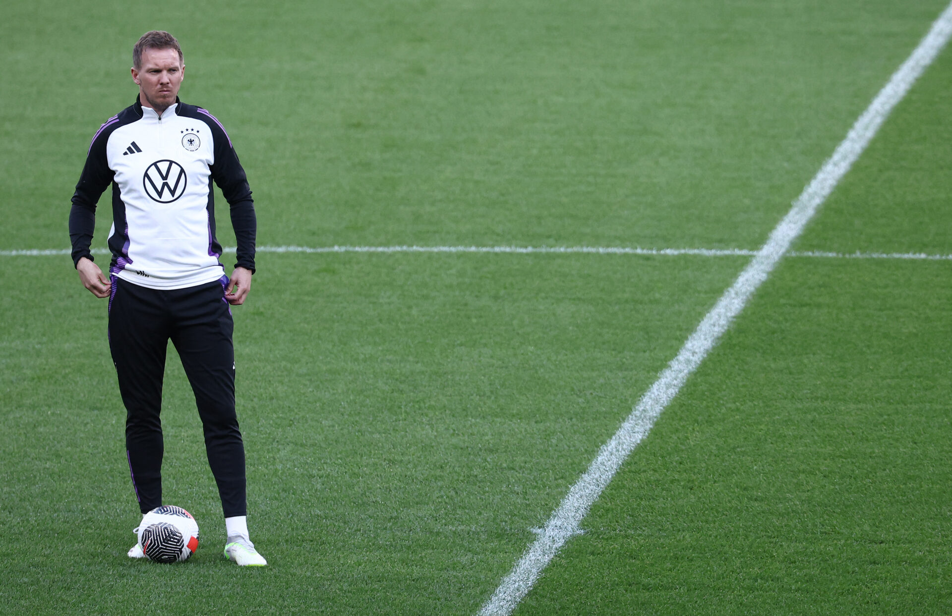 Julian Nagelsmann avant France - Allemagne au Parc OL