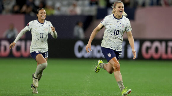 Lindsey Horan après la qualification des Etats-Unis contre le Canada