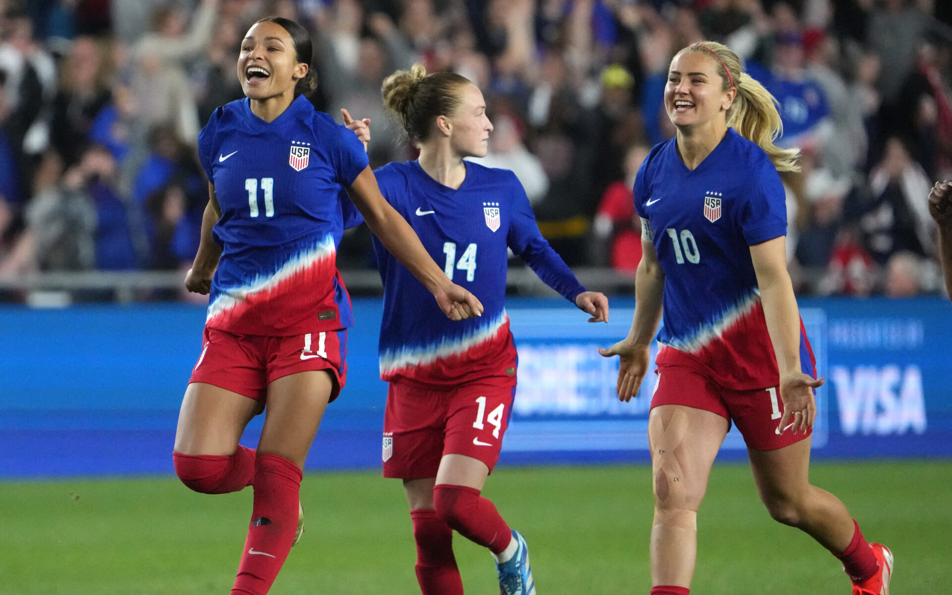 Lindsey Horan avec les États-Unis