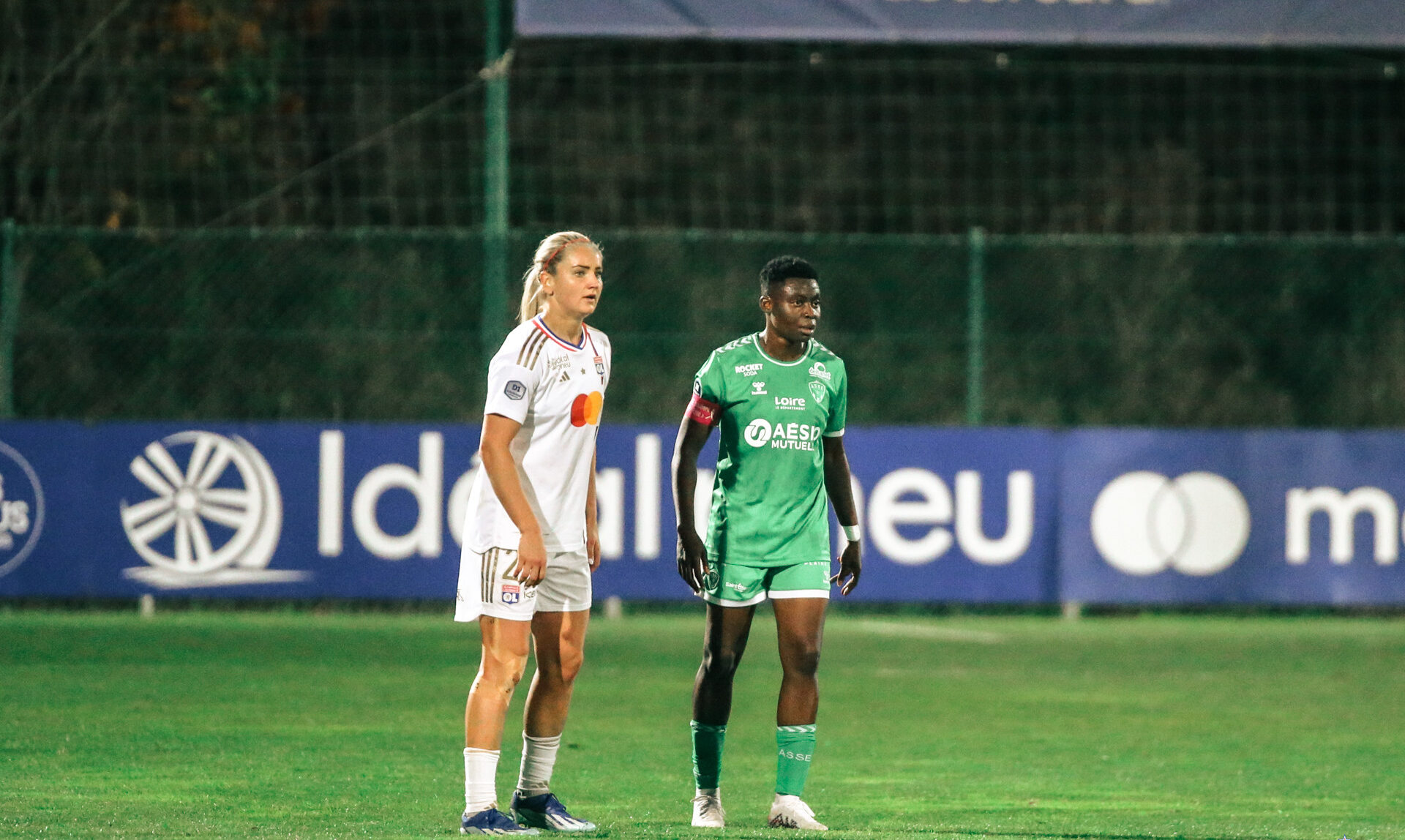 Lindsey Horan lors du derby aller entre l'OL et Saint-Etienne