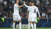 Les joueurs de l'OL Matic, Tolisso et Caqueret