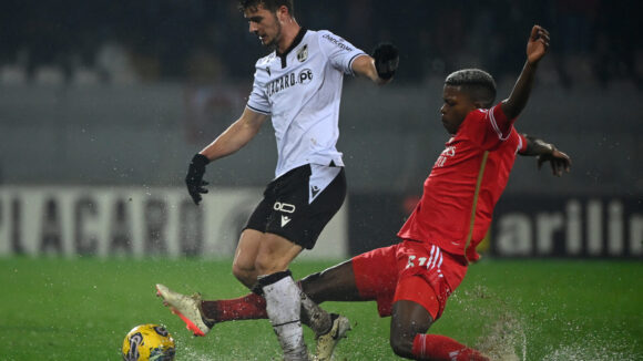 Tomas Händel, milieu du Vitoria SC, contre Benfica