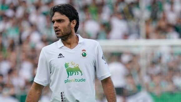 Clément Grenier avec le Racing Santander