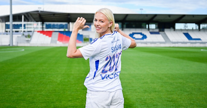 La nouvelle joueuse de l'OL, Sofie Svava