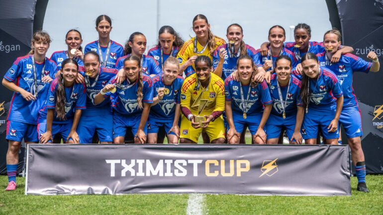 Académie OL U17 championnes de la TximistCup 2024