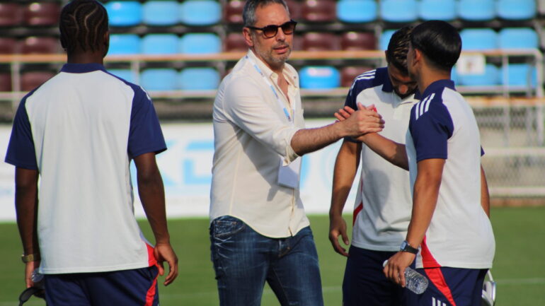 David Friio, directeur sportif de l'OL à Bourgoin