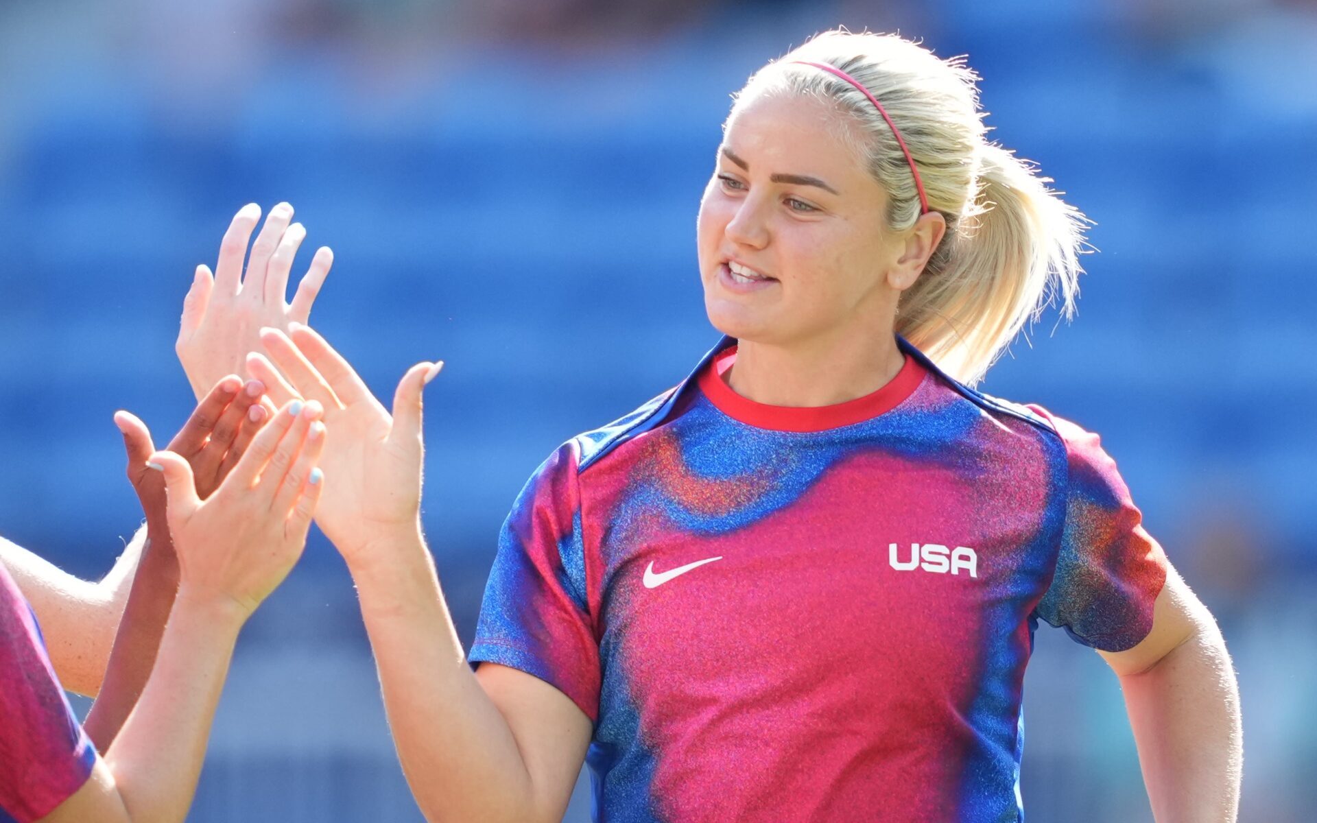 Lindsey Horan avec les États-Unis