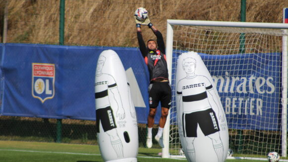 Anthony Lopes à l'entraînement de l'OL