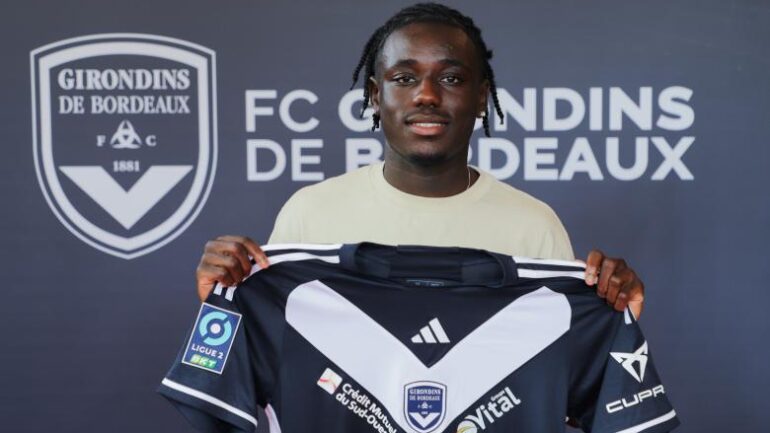 Alpha Diallo, piste de l'OL (@Girondins)