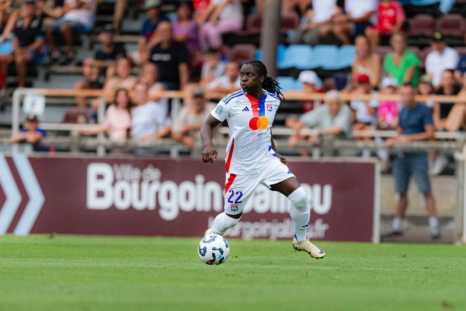 Tabitha Chawinga a inscrit un doublé lors d'OL - Juventus Turin.