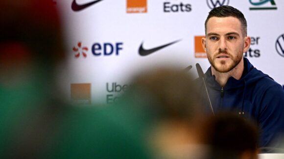 Jordan Veretout avec l'équipe de France