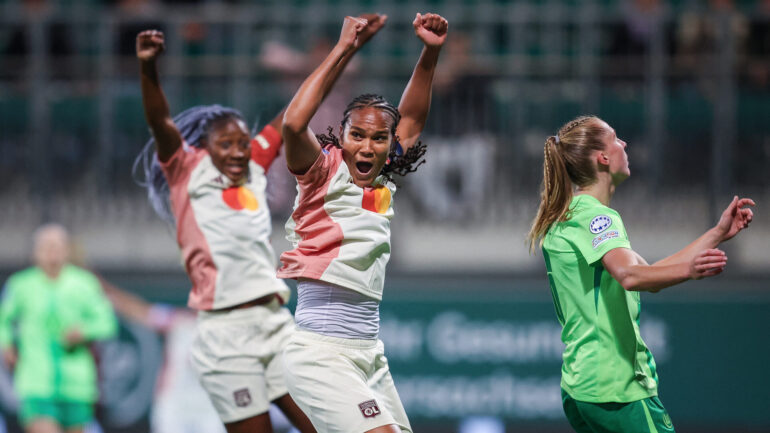 L’OL, en maitrise à Wolfsburg, continue son sans-faute (0-2)