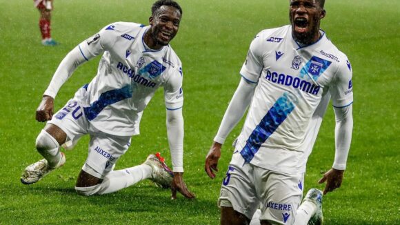 Sinaly Diomandé avec l'AJ Auxerre