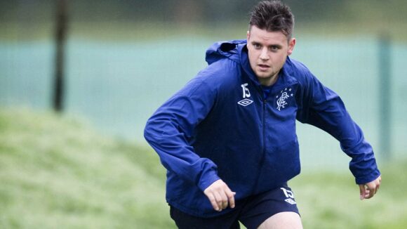 Sébastien Faure à l'entraînement des Rangers