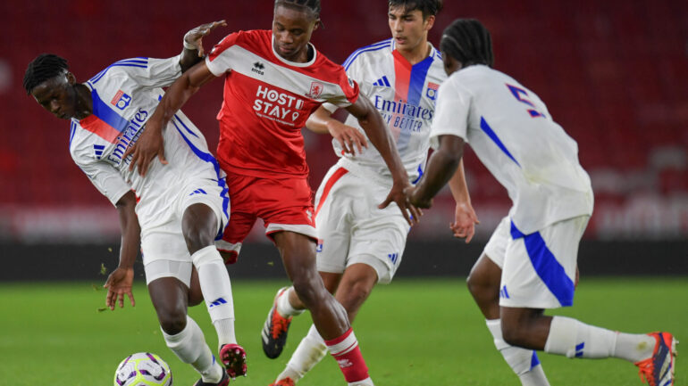 La réserve de l'OL face à Middlesbrough en Premier League International Cup