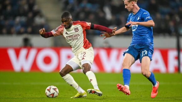 Clinton Mata (OL) contre Hoffenheim