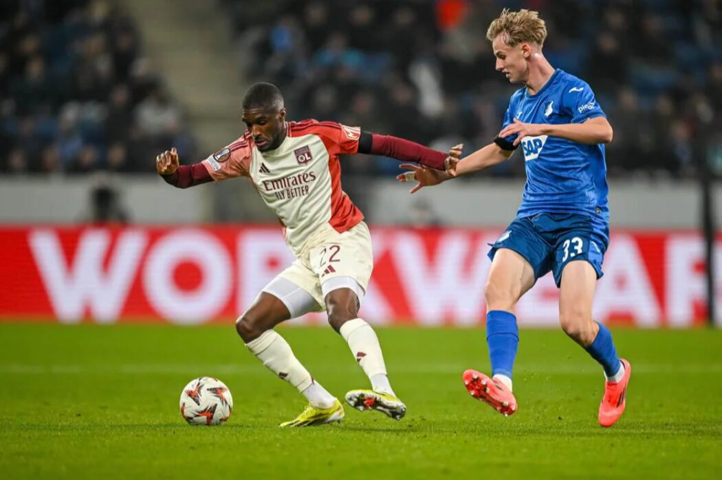 Clinton Mata (OL) contre Hoffenheim