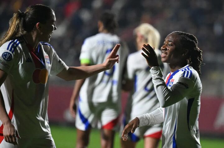 Vanessa Gilles et Melchie Dumornay (OL féminin)