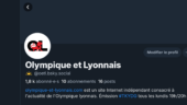 Le compte Bluesky d'Olympique-et-Lyonnais