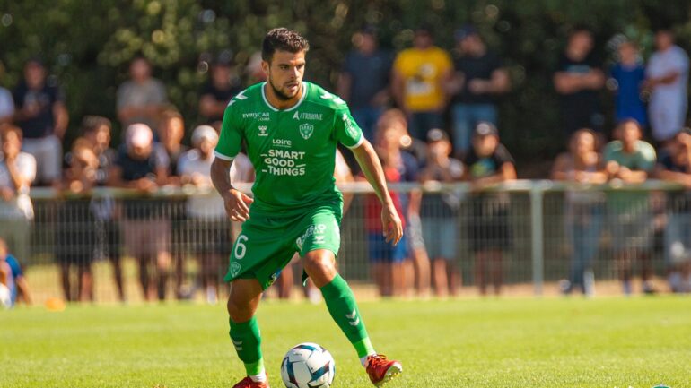 Louis Mouton, milieu de l'AS Saint-Etienne