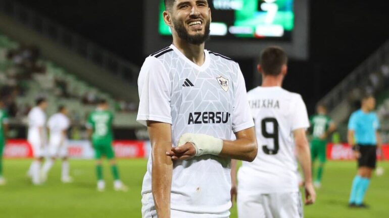 Yassine Benzia, attaquant de Qarabag